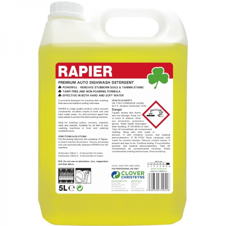 Clover Chemicals Rapier Premium Auto Wash Detergent (303)